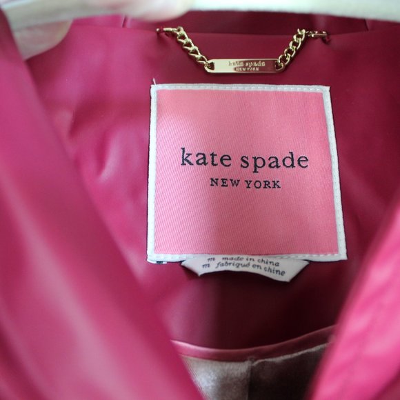 NWT Kate Spade Scallop Pocket Water-resistant Coat - Picture 16 of 16